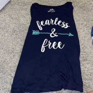 Justice “Fearless and Free” Tank